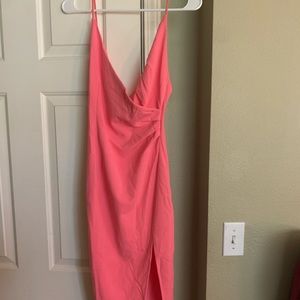 Hello Molly Quiet Dancer Midi Dress Pink